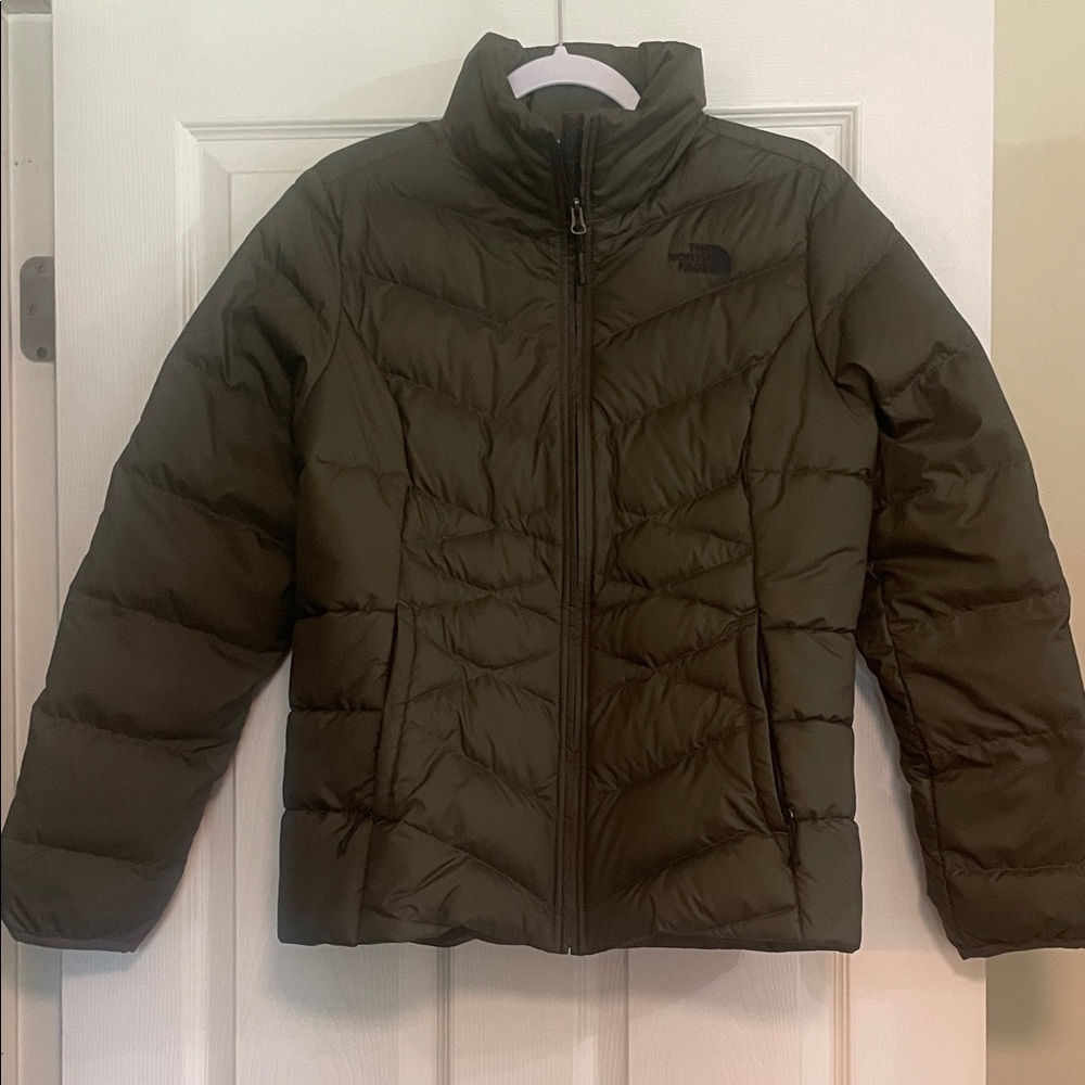 The North Face Dark Green Quilted Jacket